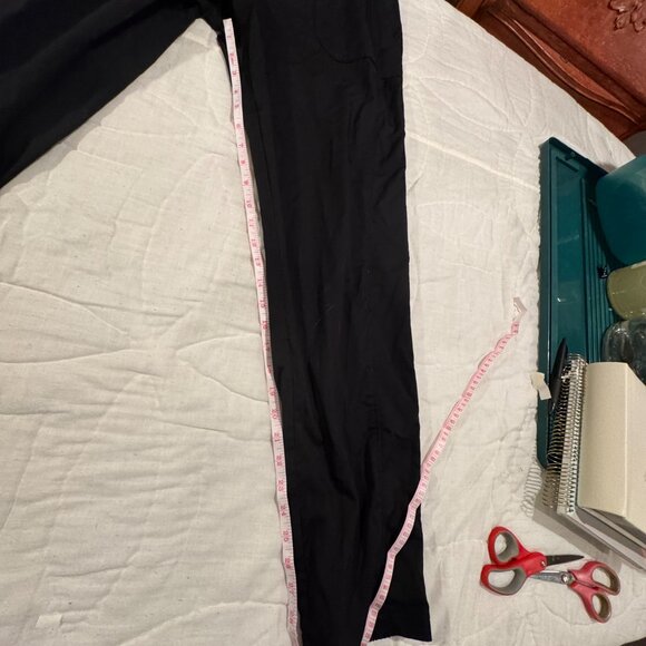 Black Scrub Pants – Size XL – Drawstring Waist - Picture 3 of 6